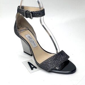 JIMMY CHOO Edina Ankle Strap Sandal sz 8